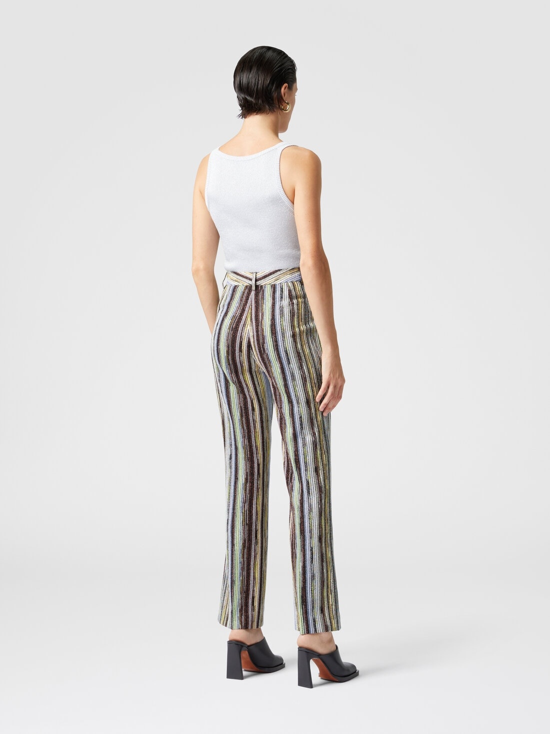 Viscose lamé tank top - 3