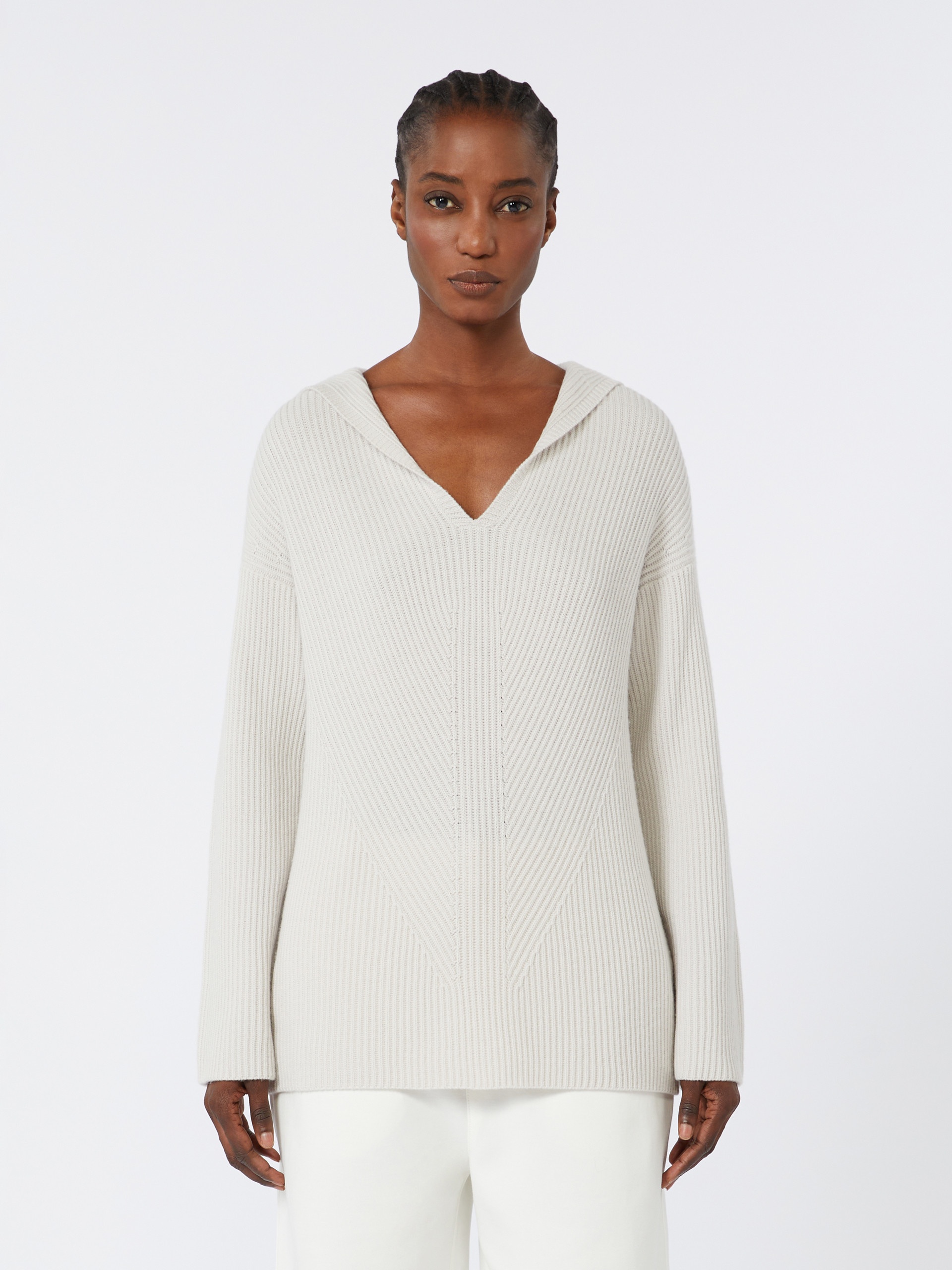 FALCONE Rib-knit wool sweatshirt - 3