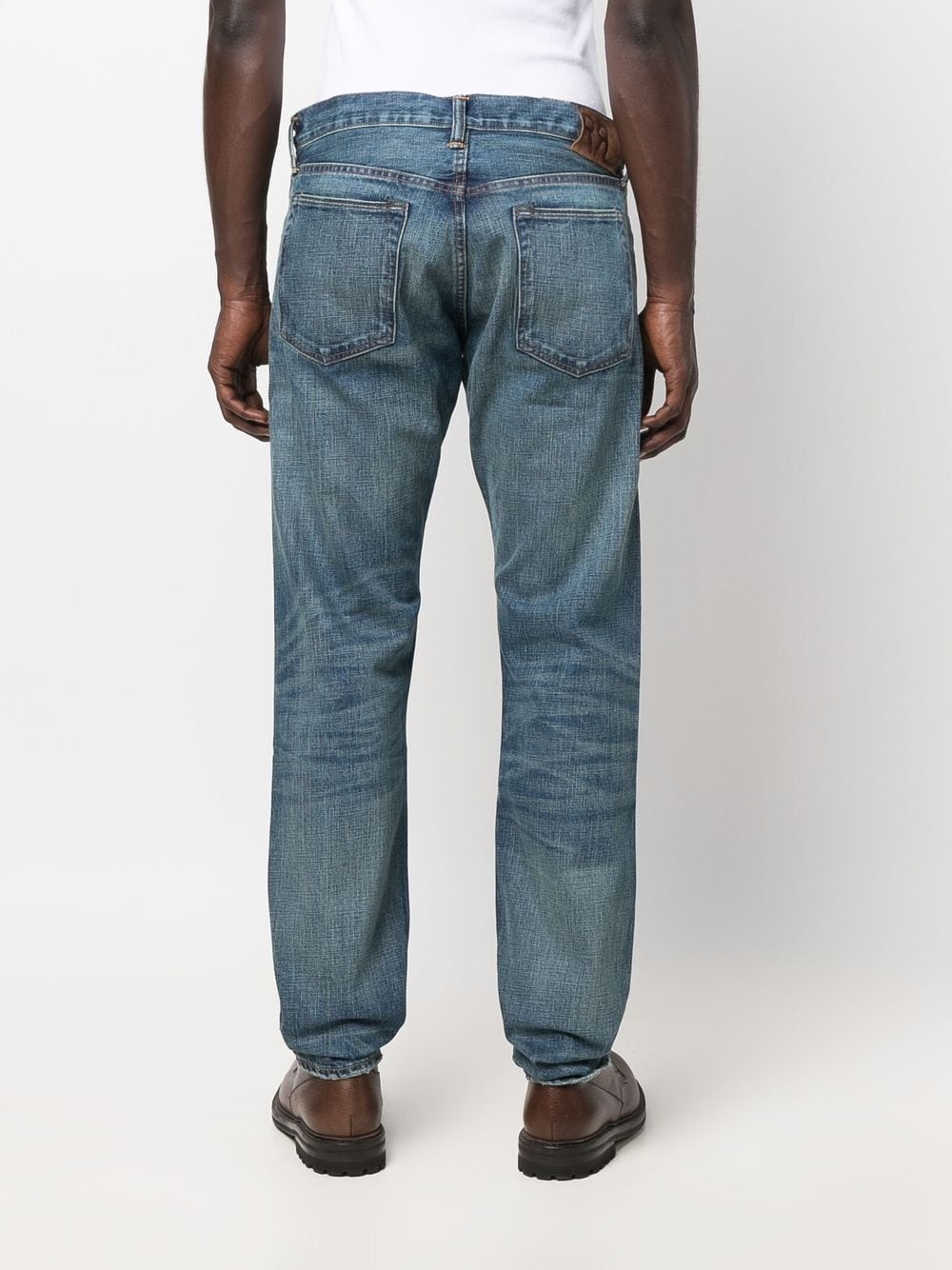 slim-fit straight leg jeans - 4