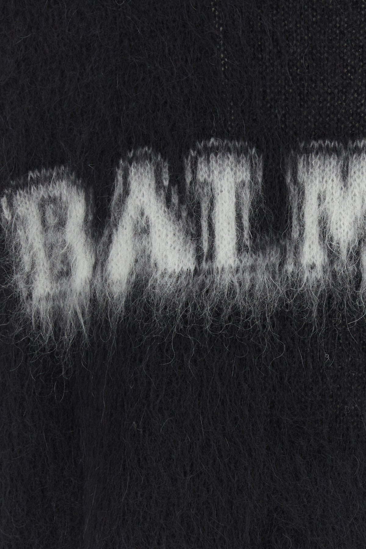 Black mohair blend cardigan - 5
