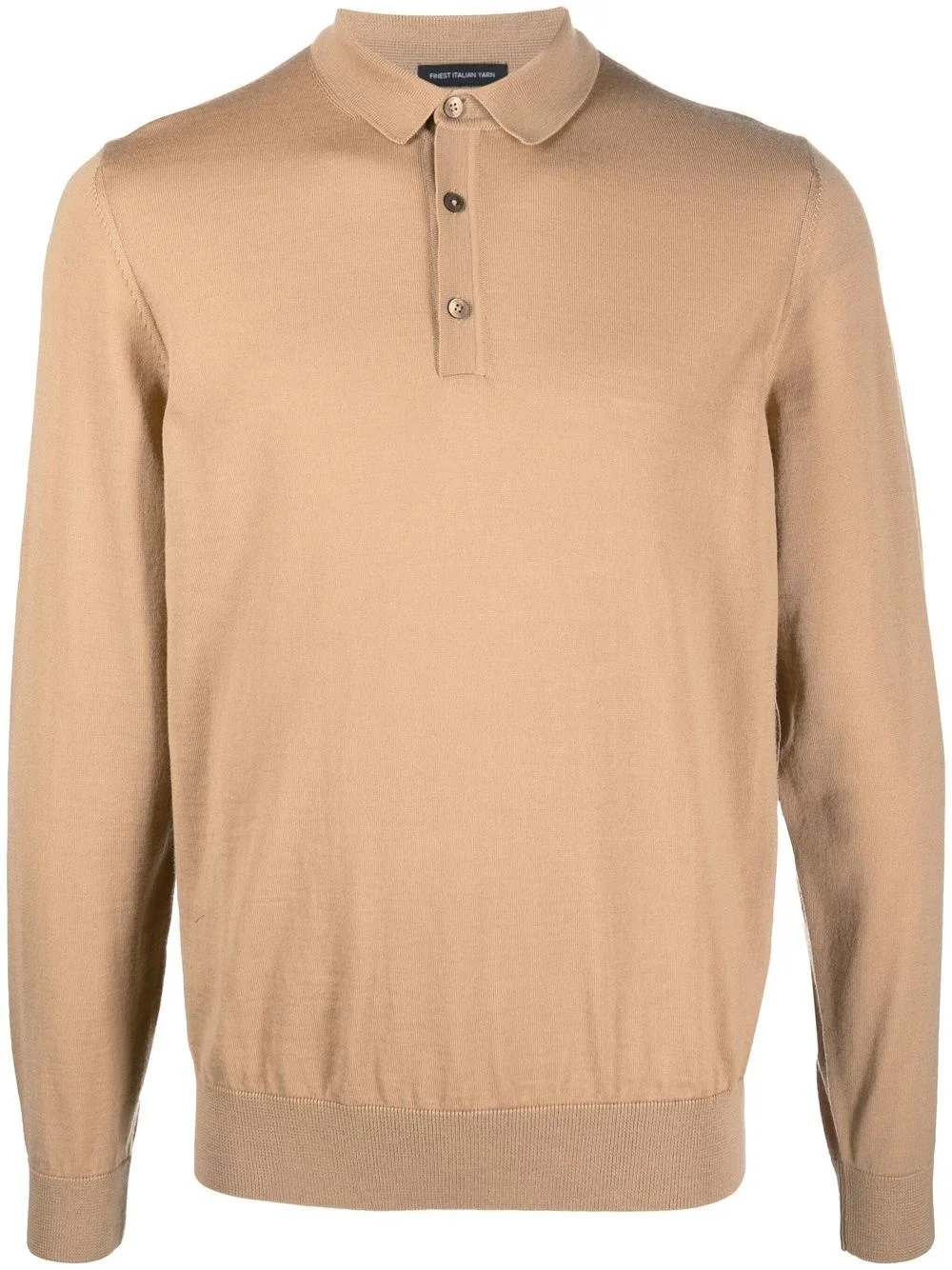 long-sleeve polo shirt - 1