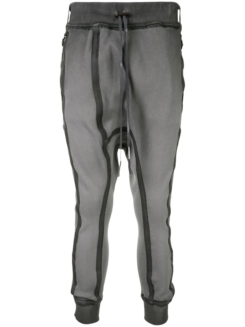 seam-detail drawstring track pants - 1