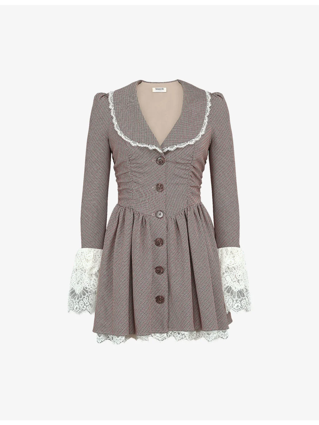 Emmeliette Satin Mini Dress - 1