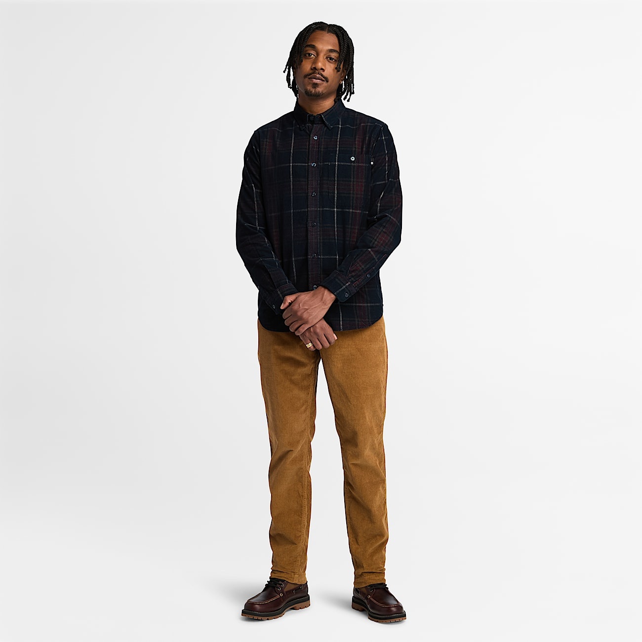 Men's Corduroy Check Shirt - 3