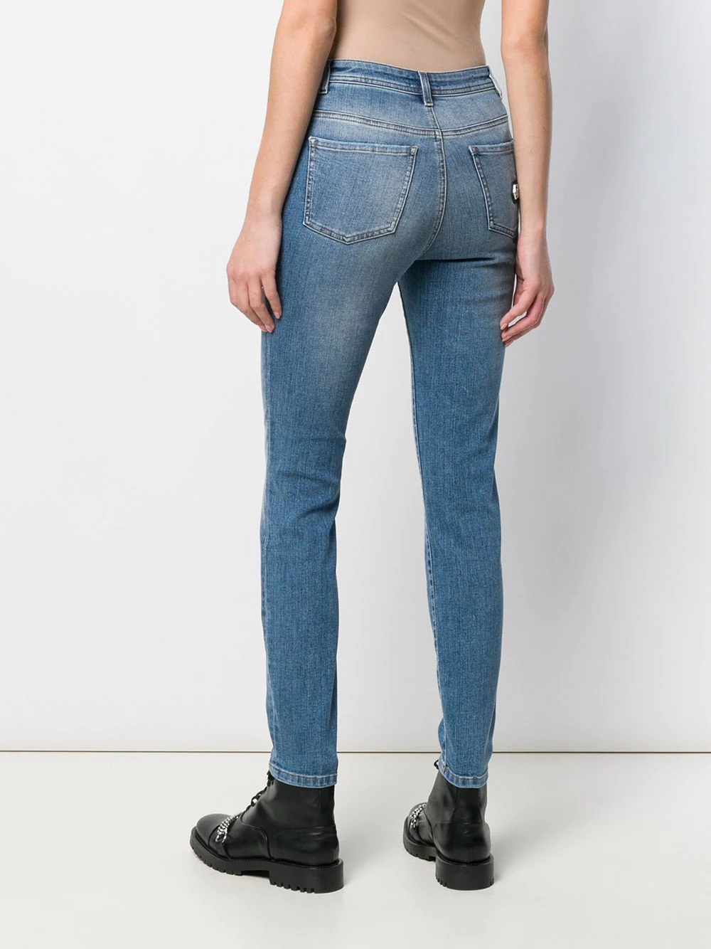 high-waisted skinny jeans - 4
