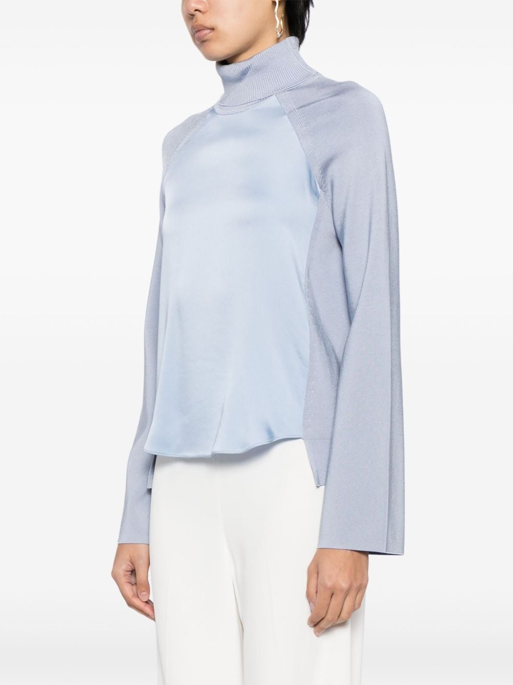 Mateo panelled turtleneck top - 3