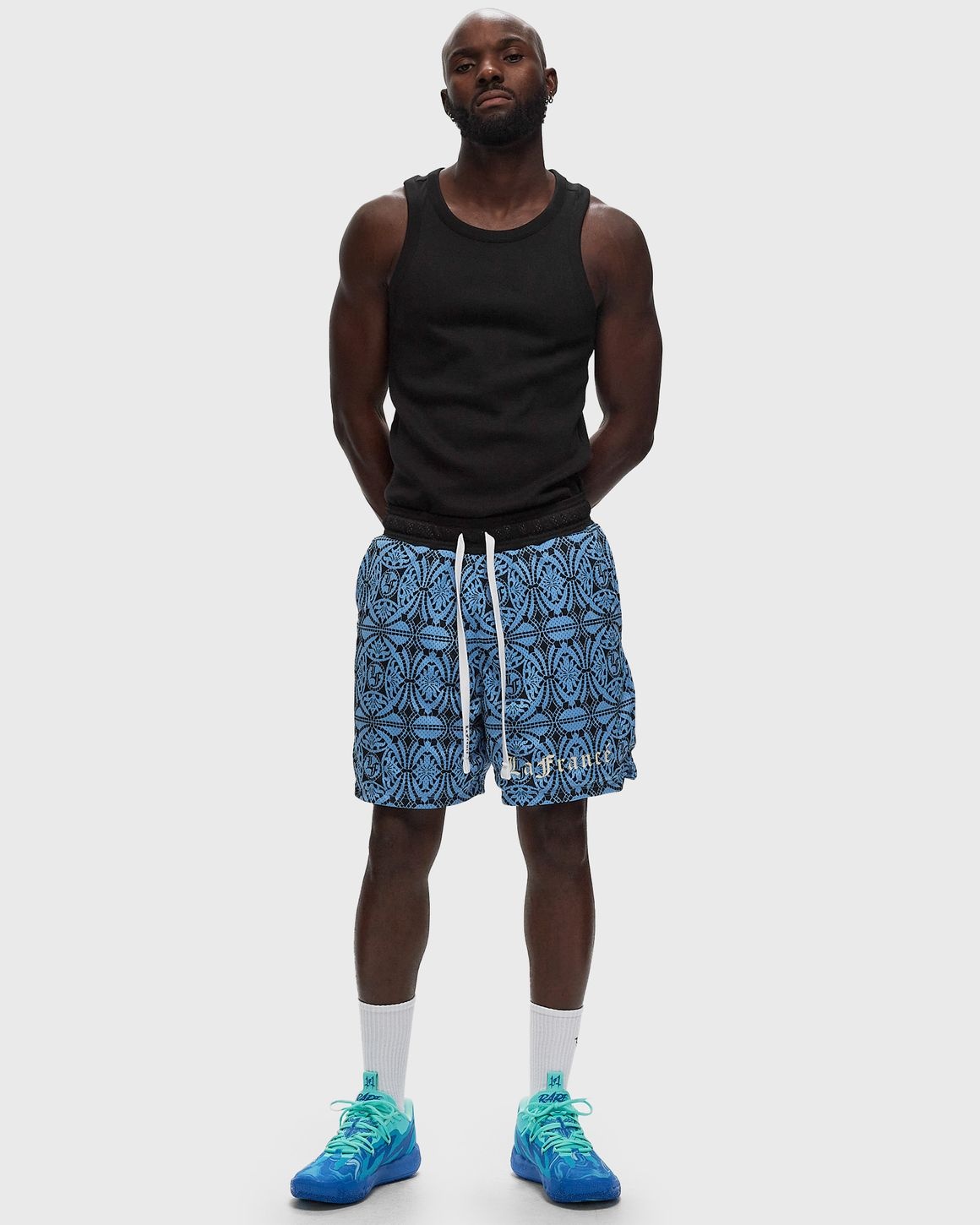 PUMA HOOPS x LAFRANCÉ Mosaic Shorts - 2