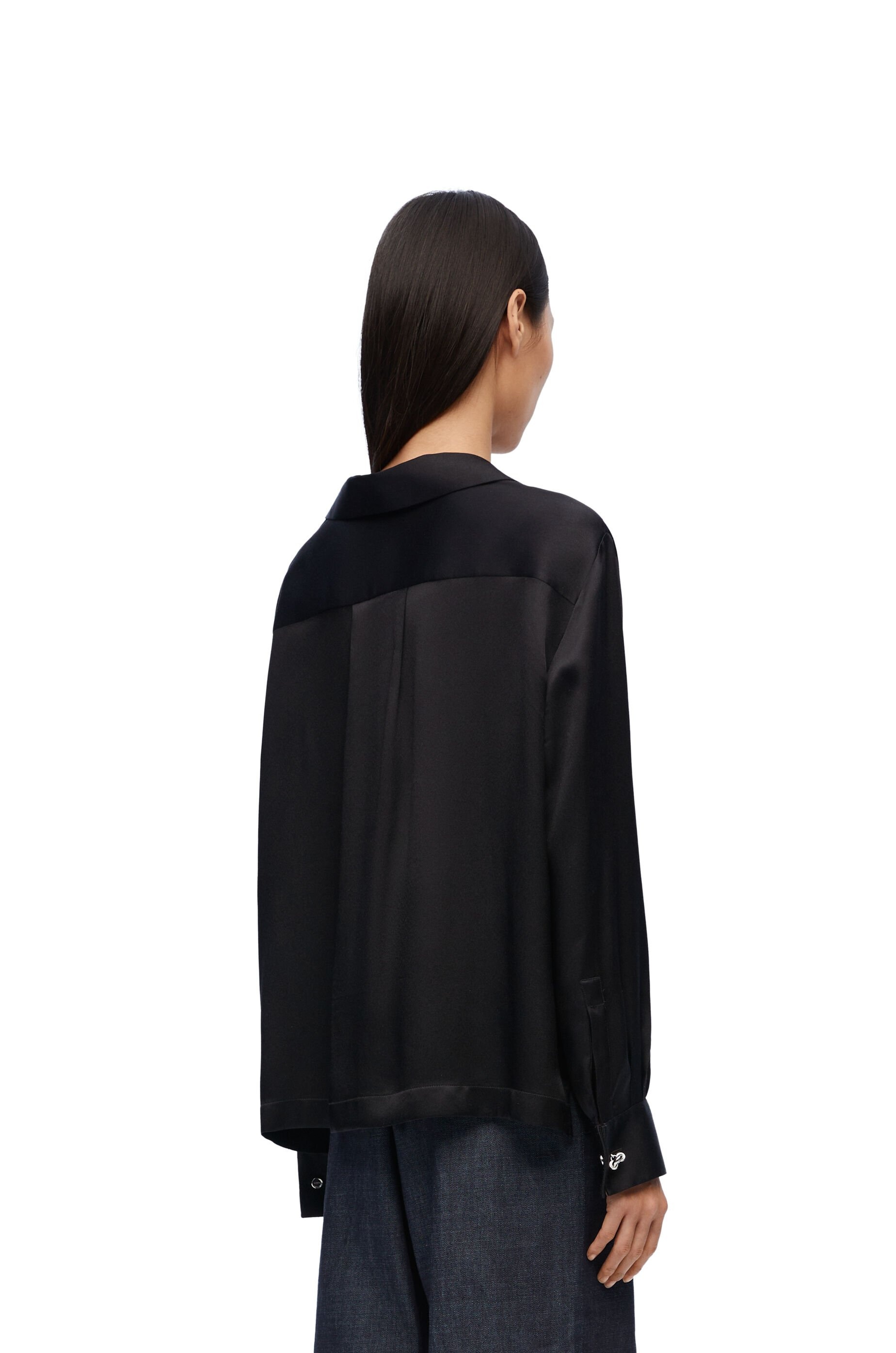 Pyjama blouse in silk - 4