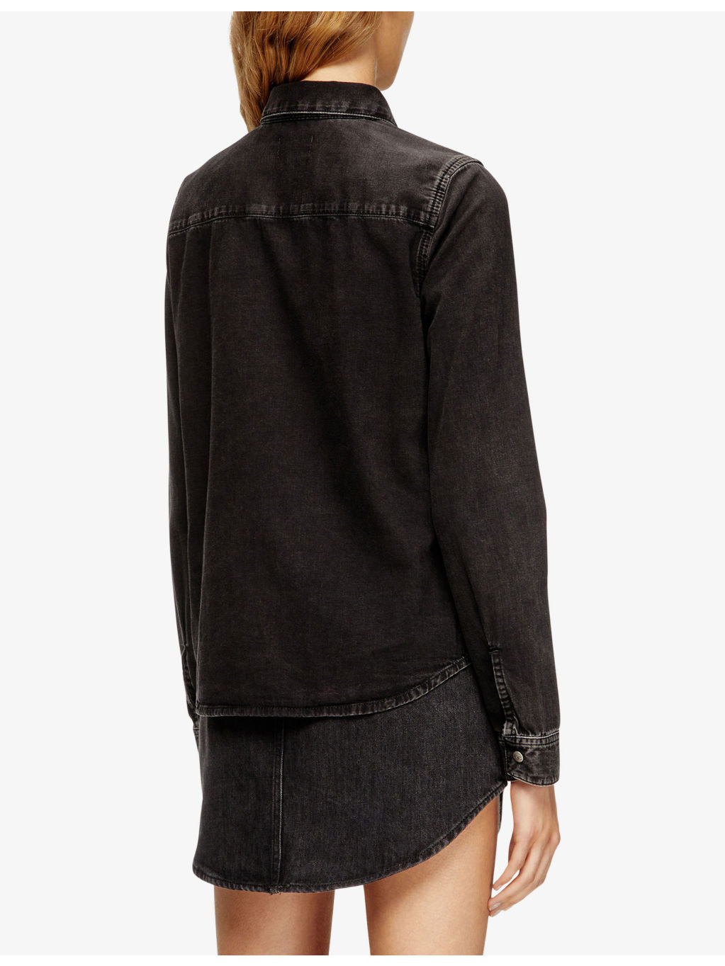 D-Eazy Logo-Embroidered Denim Shirt - 4
