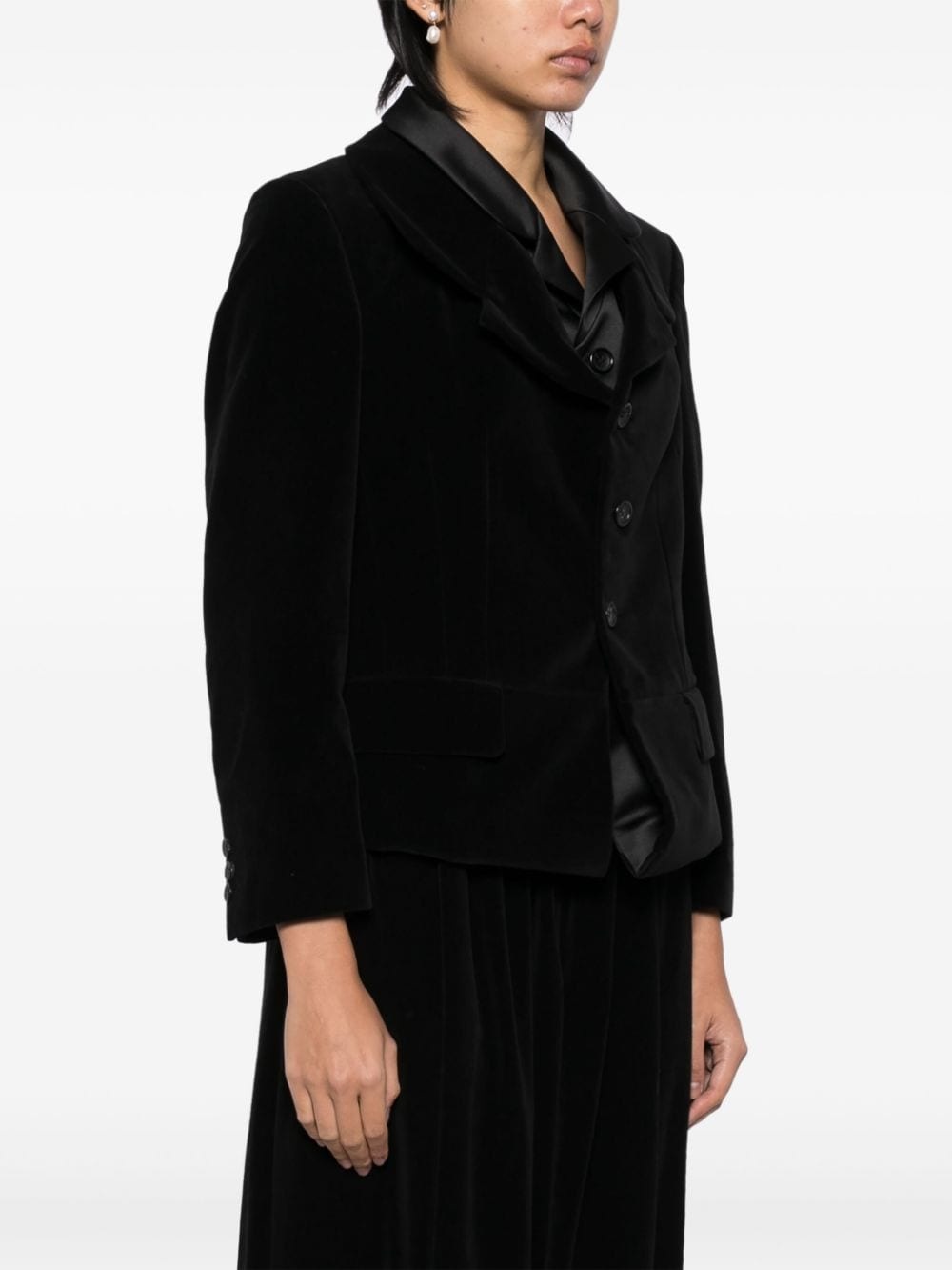 layered blazer - 3