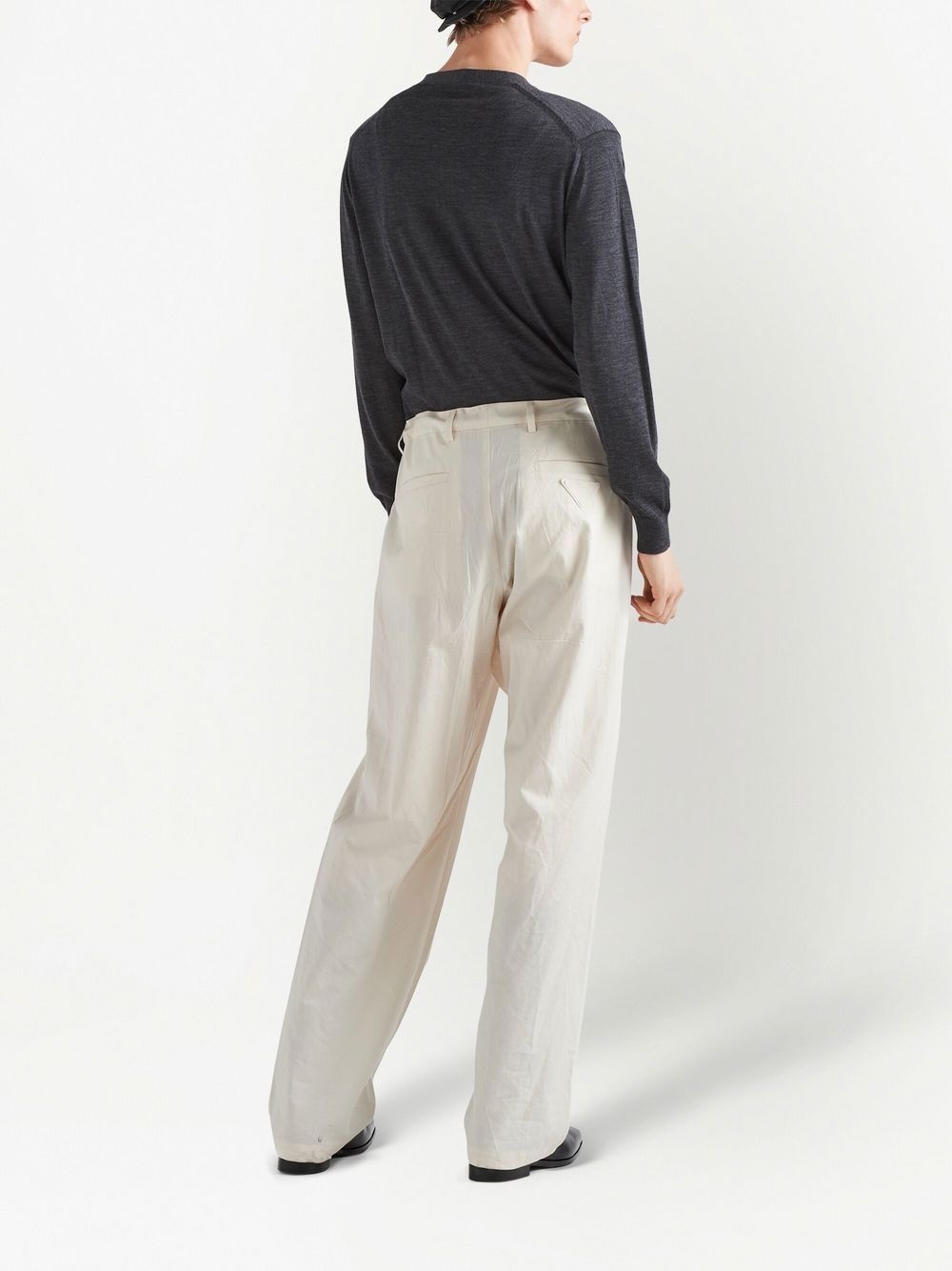 fine-knit V-neck cardigan - 3