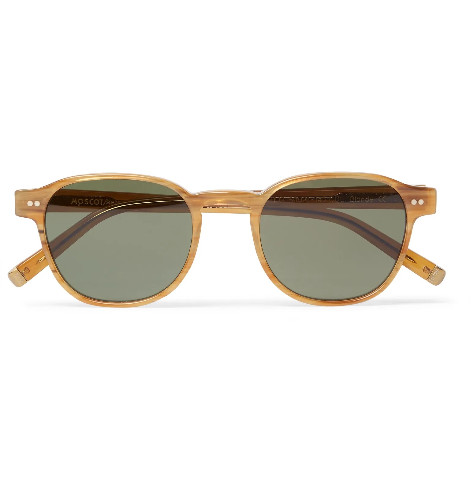 Arthur Round-Frame Acetate Sunglasses - 1