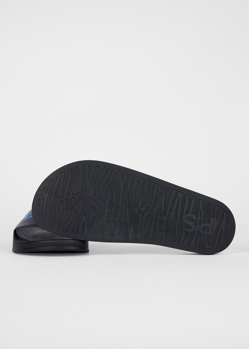 Paul Smith Dark Navy Tilt Logo 'Nyro' Slides outlook