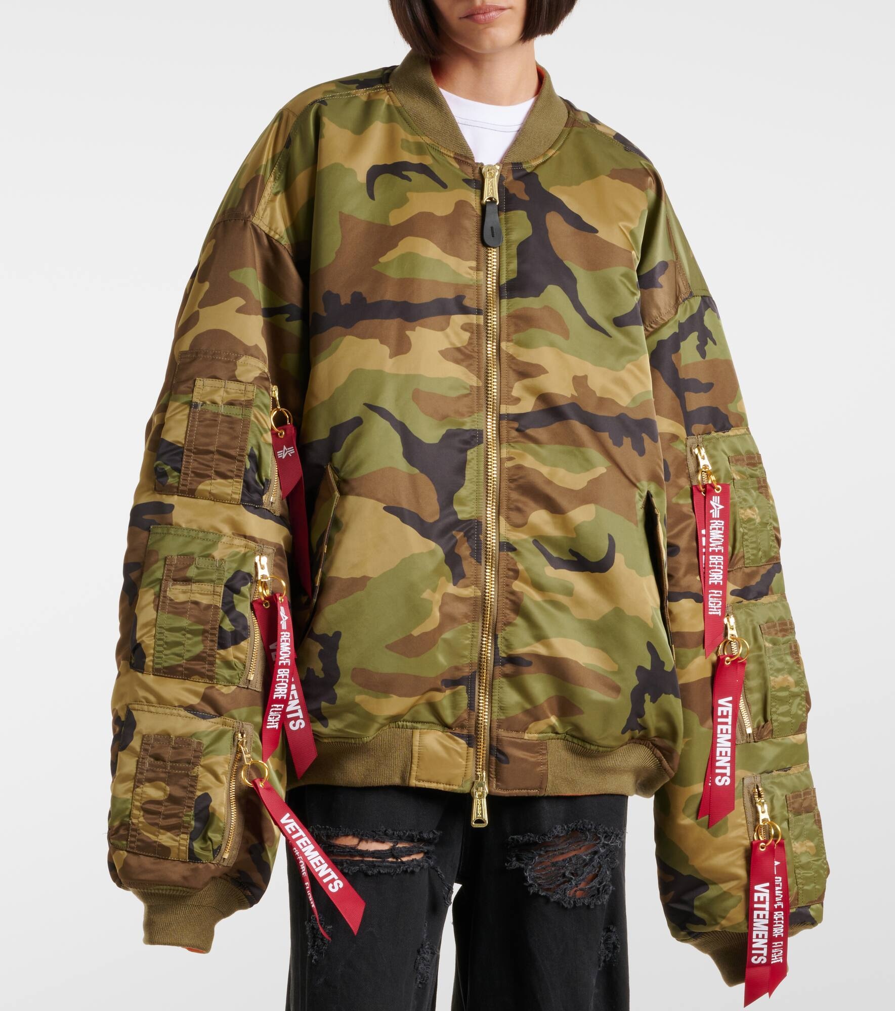 Camouflage bomber jacket - 4