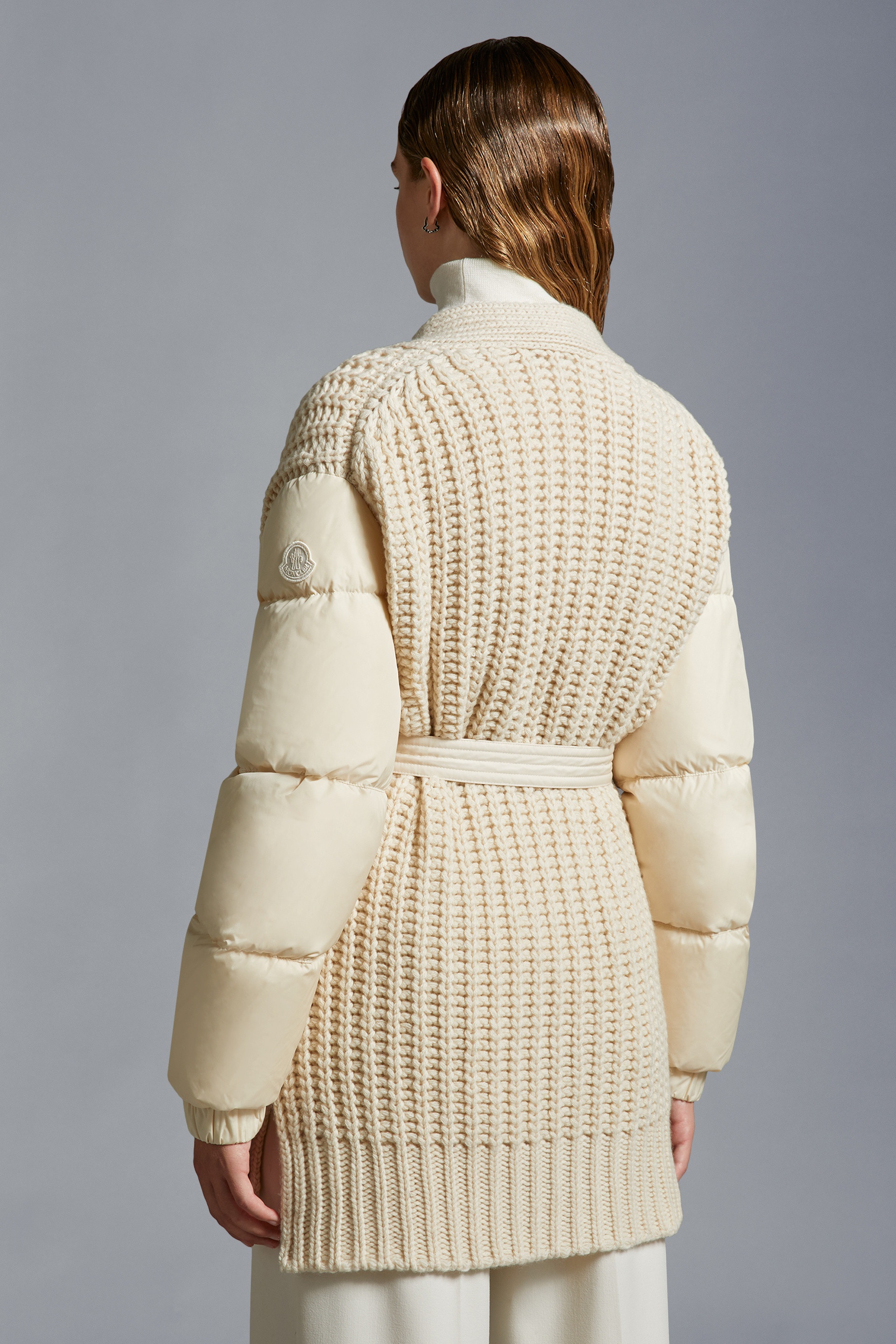 Padded Cashmere Cardigan - 5