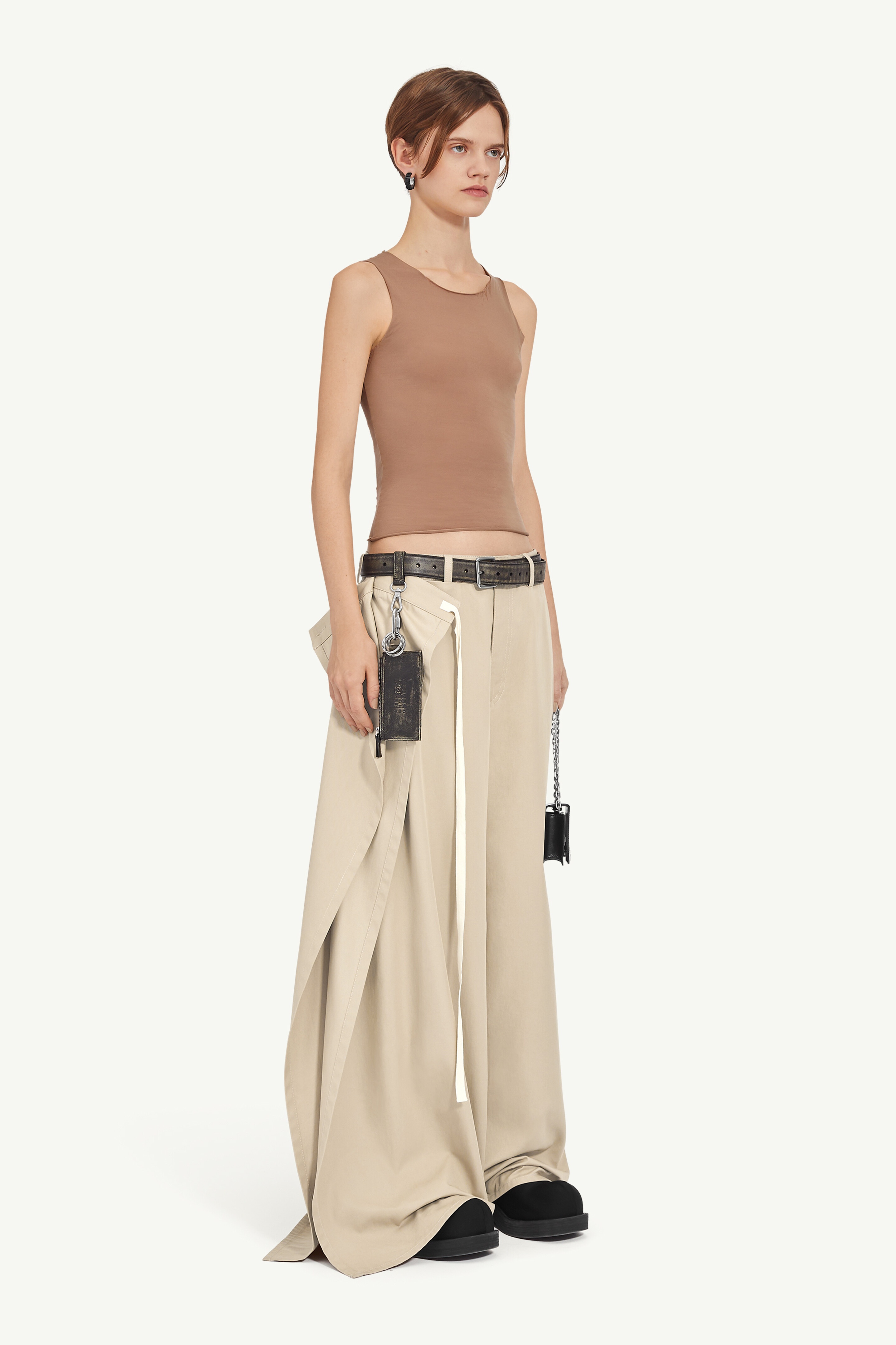 Cotton Gabardine Trousers - 3
