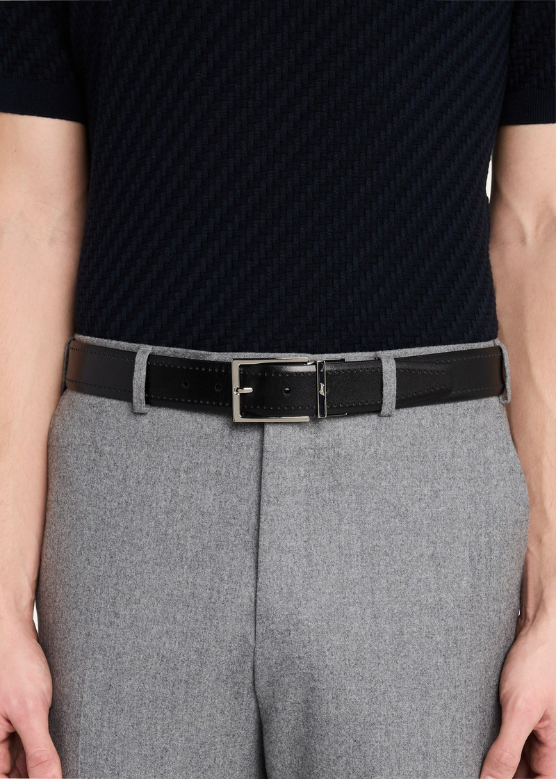 Brioni Men's Reversible Burnished Leather Belt outlook