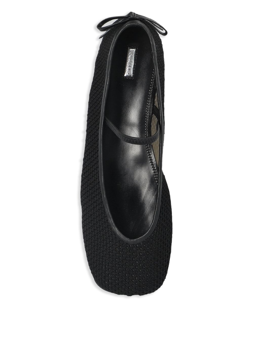 leather ballerina shoes - 4