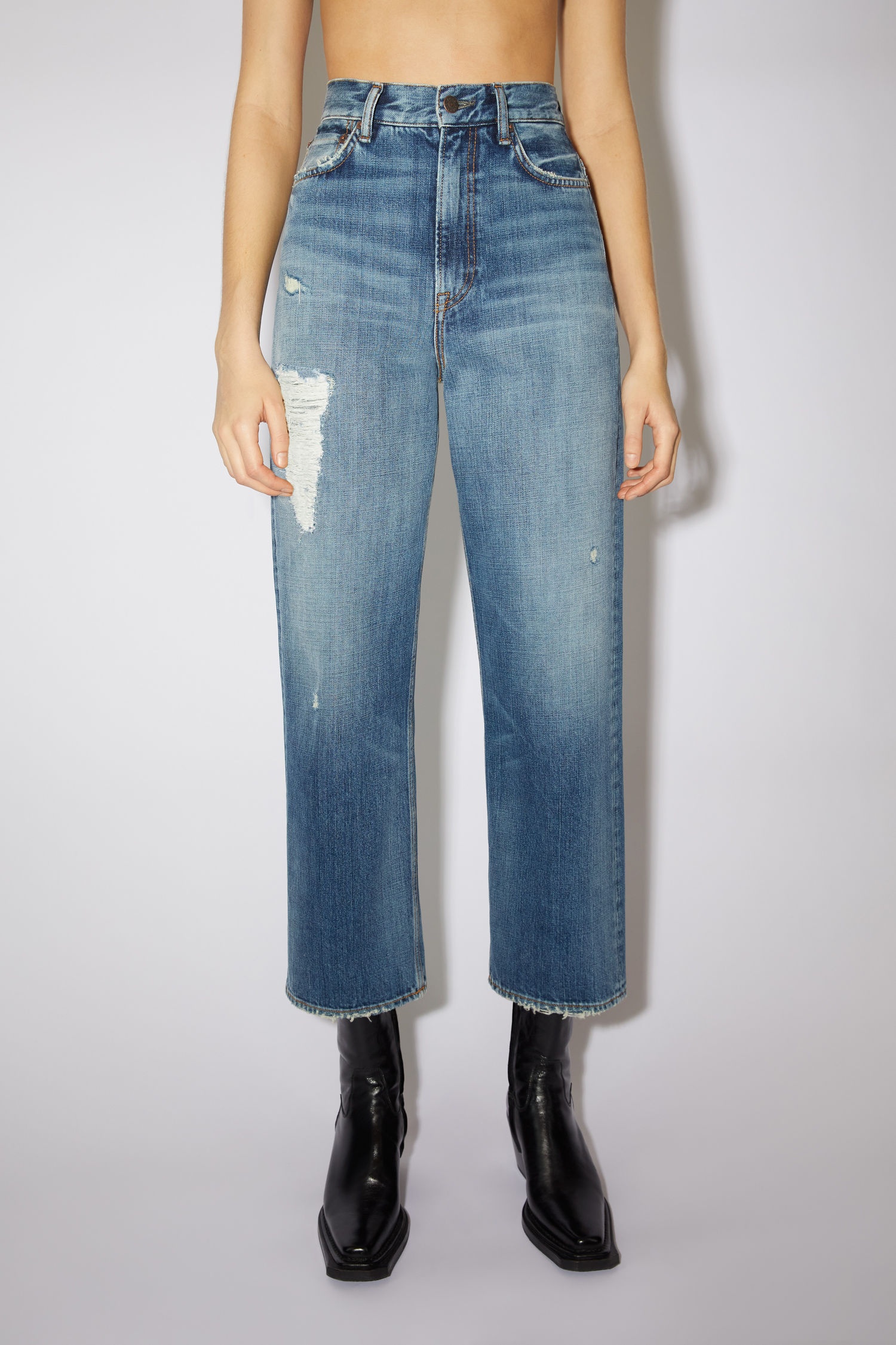 Relaxed fit jeans - Mid Blue - 2