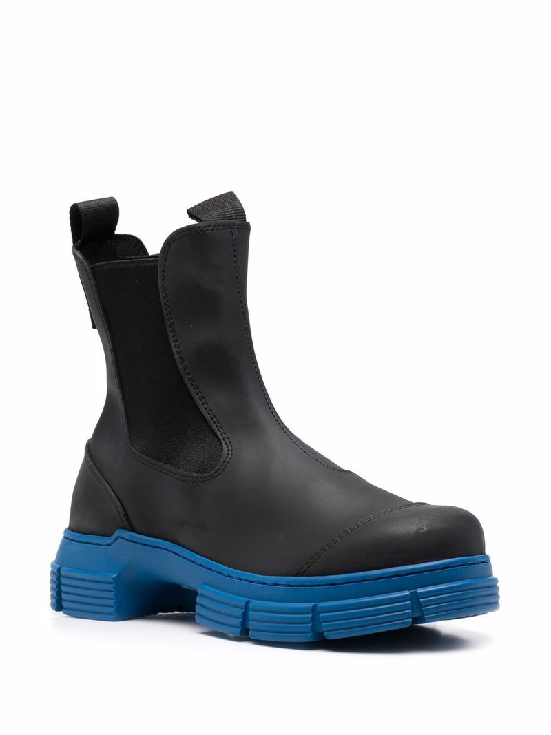 GANNI City recycled-rubber boots outlook