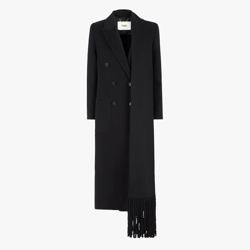 Black wool coat 1