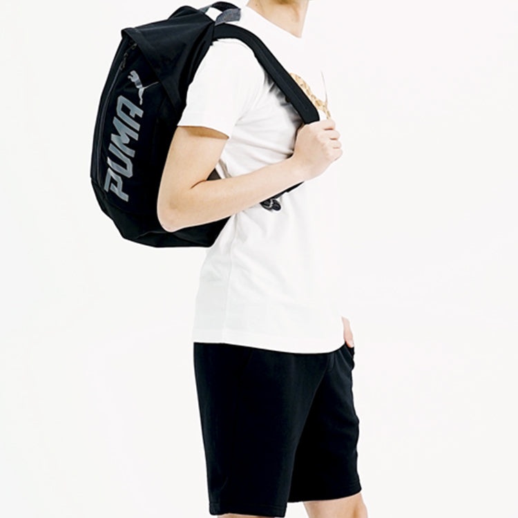 PUMA Pioneer II Backpack 'Black Grey' 074417-01 - 5