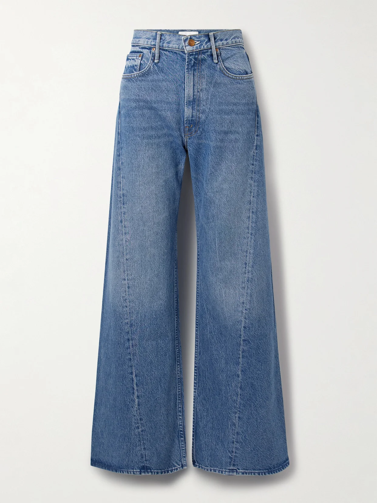 Snacks! The Lemon Twist Mid-rise Wide-leg Jeans - 1