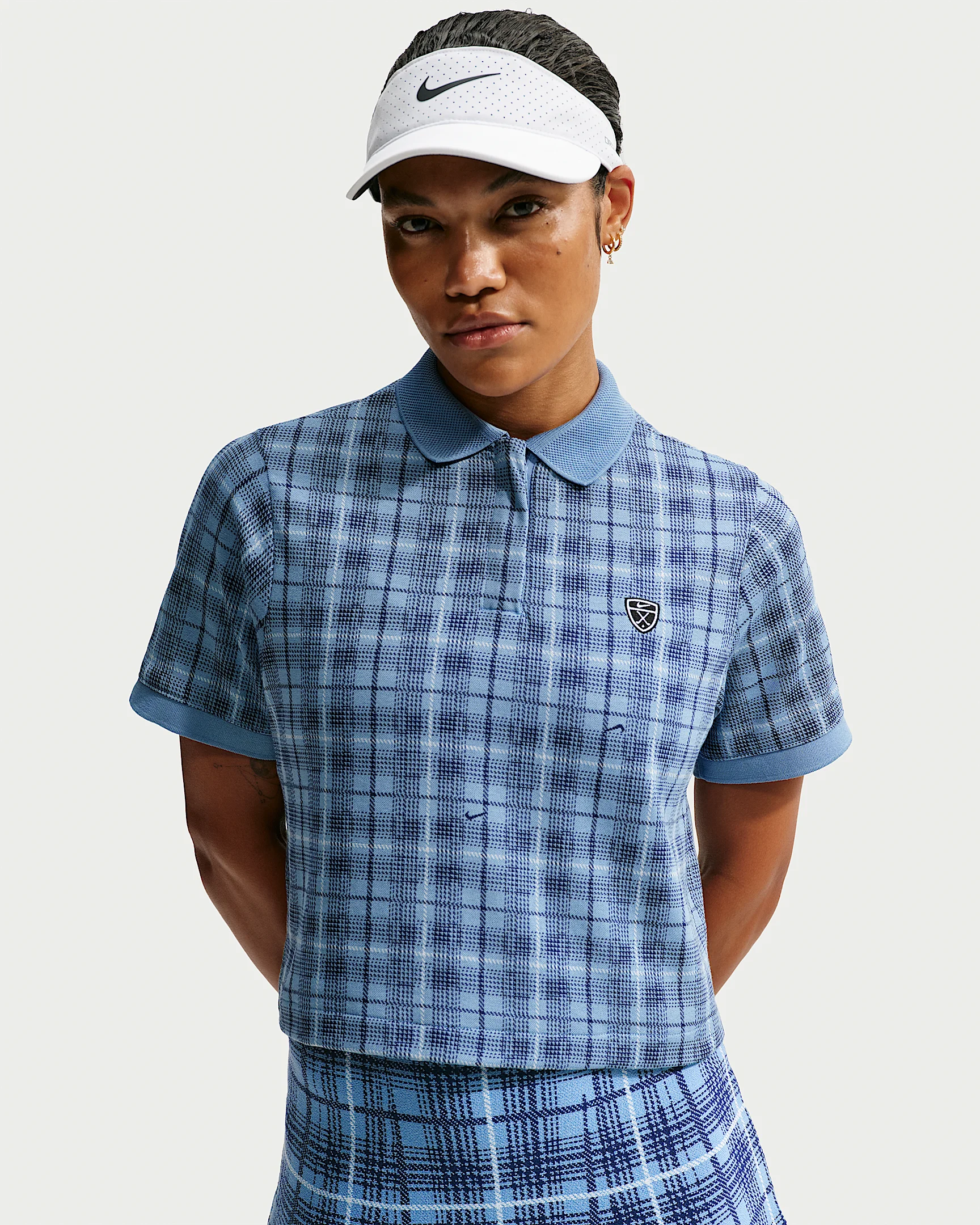 Nike Fairway Fresh Women's Dri-FIT Tartan Golf Polo - 1