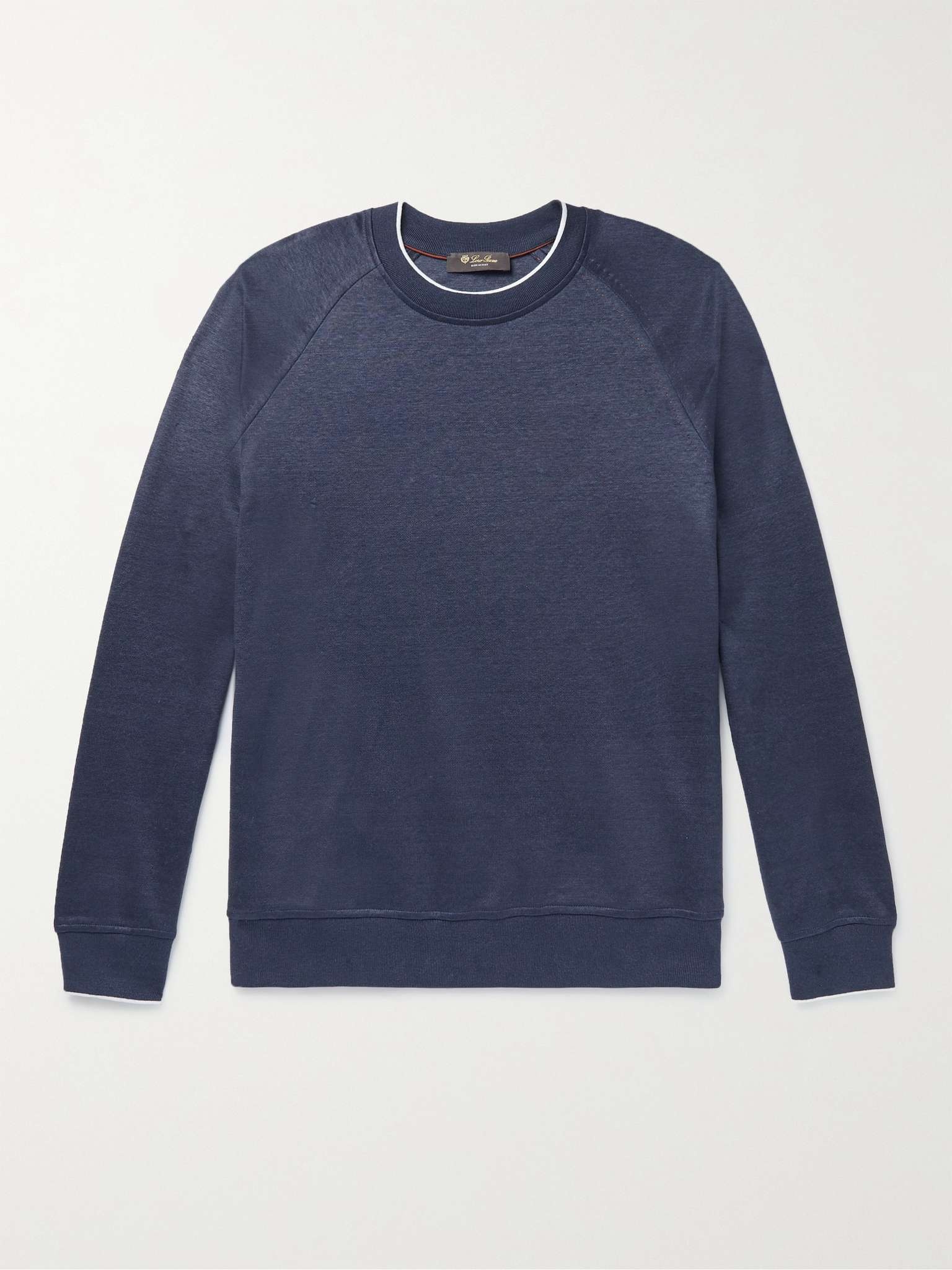 Drysdale Linen-Blend Jersey Sweatshirt - 1