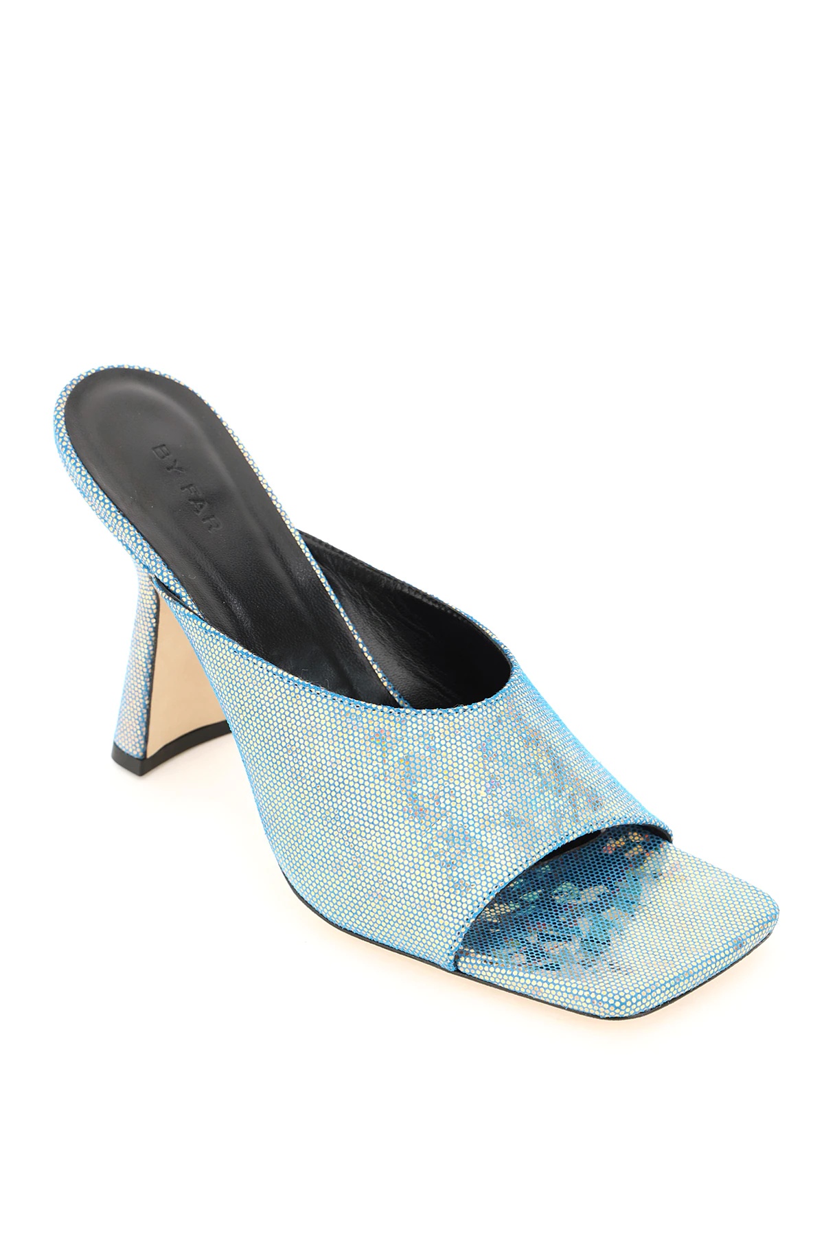 HOLOGRAM LEATHER ZAYA SANDALS - 4