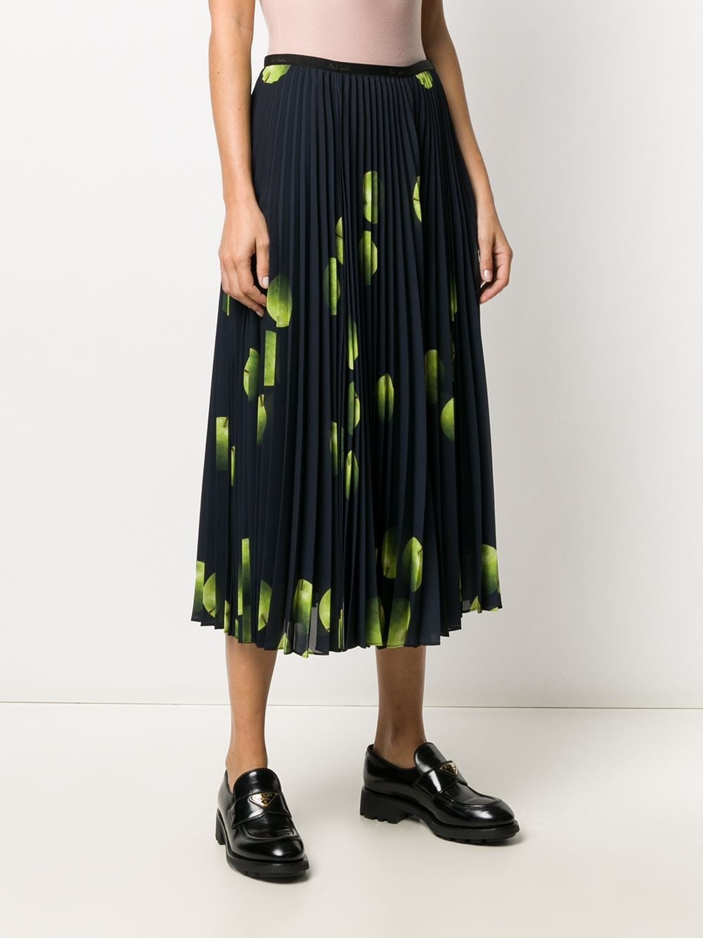 Green Apple pleated skirt - 3