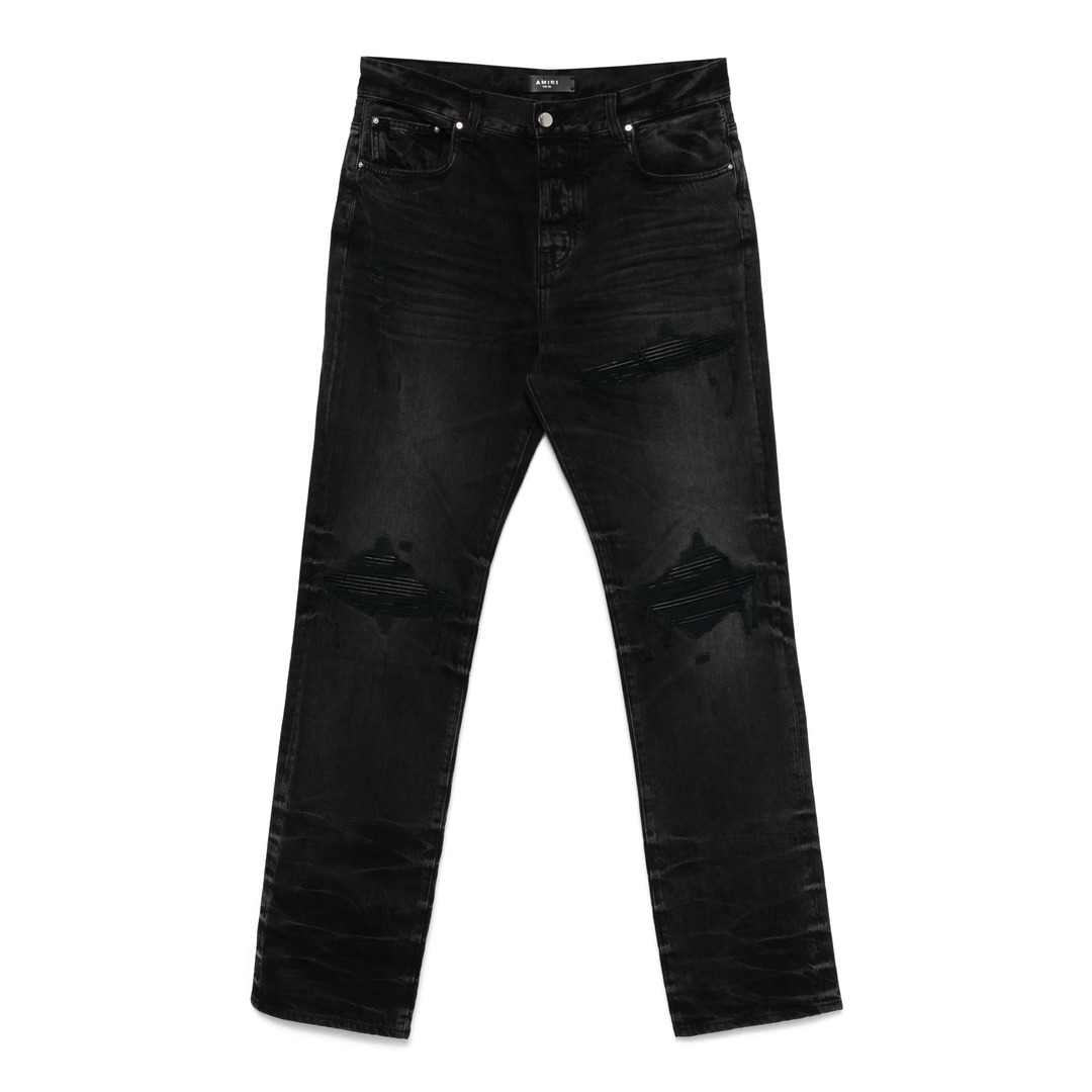 Leather Straight MX1 Jeans - 6