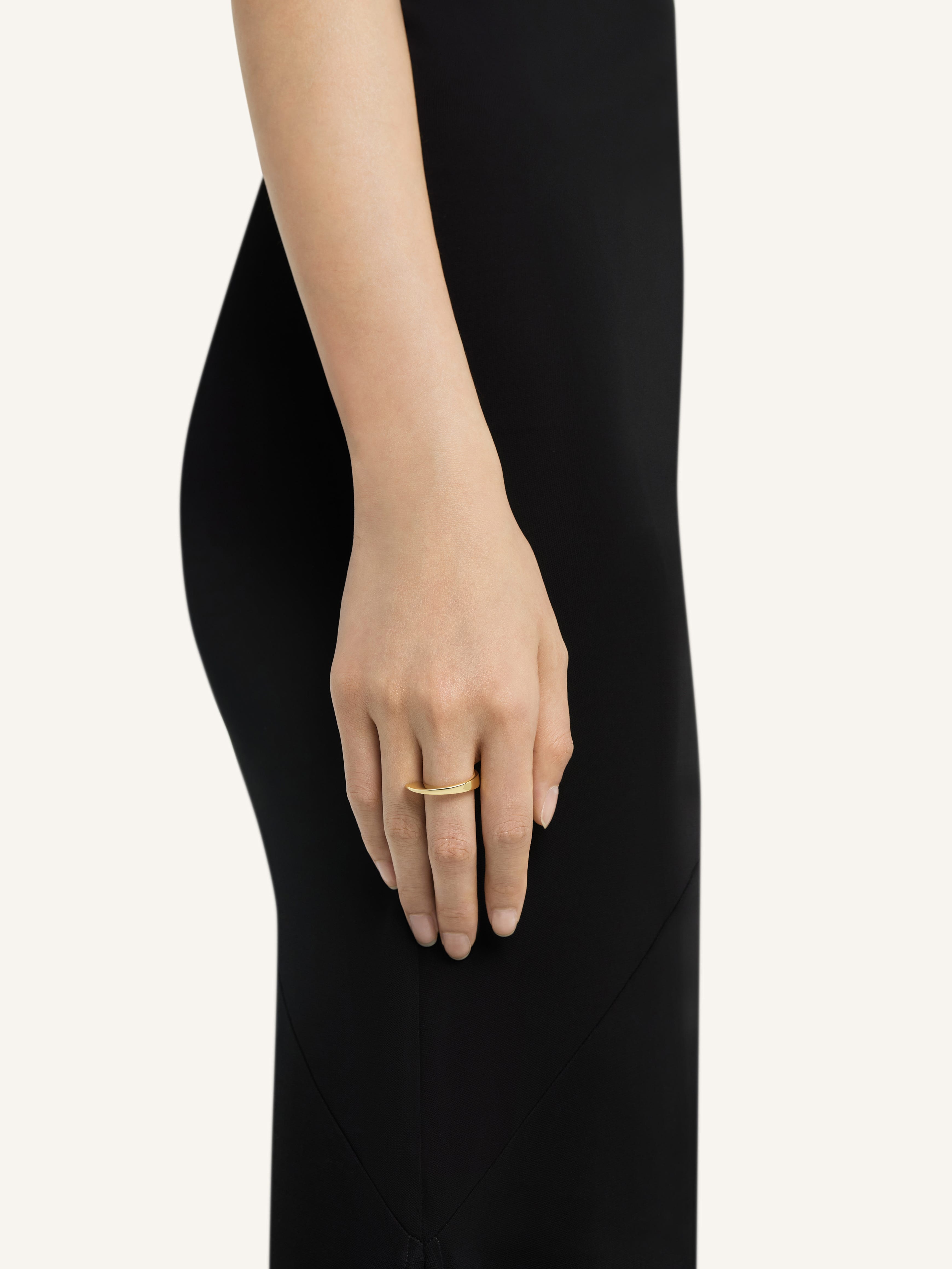 SMALL ONE METAL RING - 4