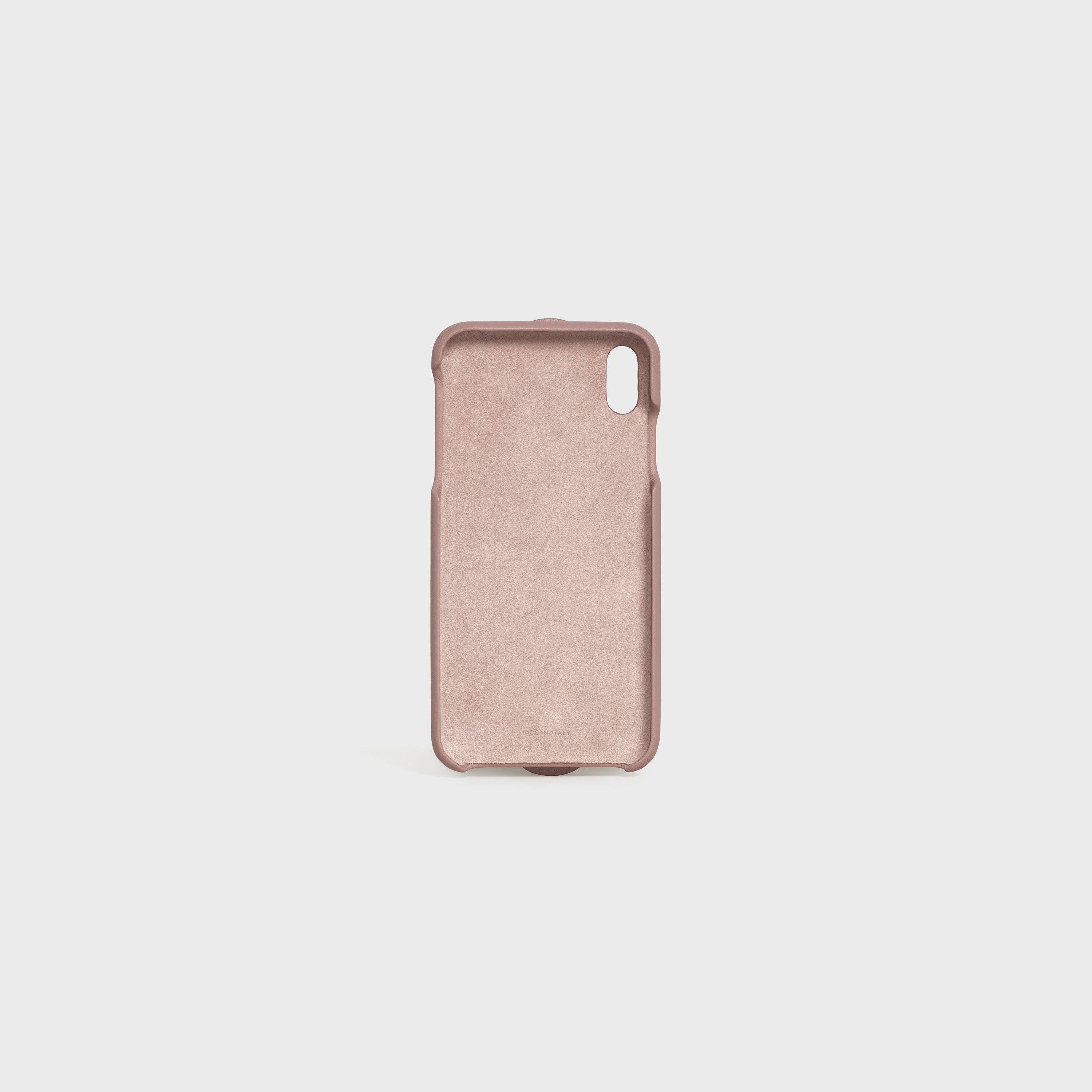 IPHONE XS MAX CASE WITH STRAP IN SMOOTH LAMBSKIN - 3