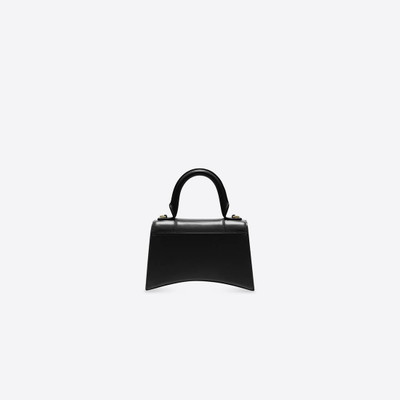 BALENCIAGA Women's Hourglass Xs Handbag Box in Black outlook