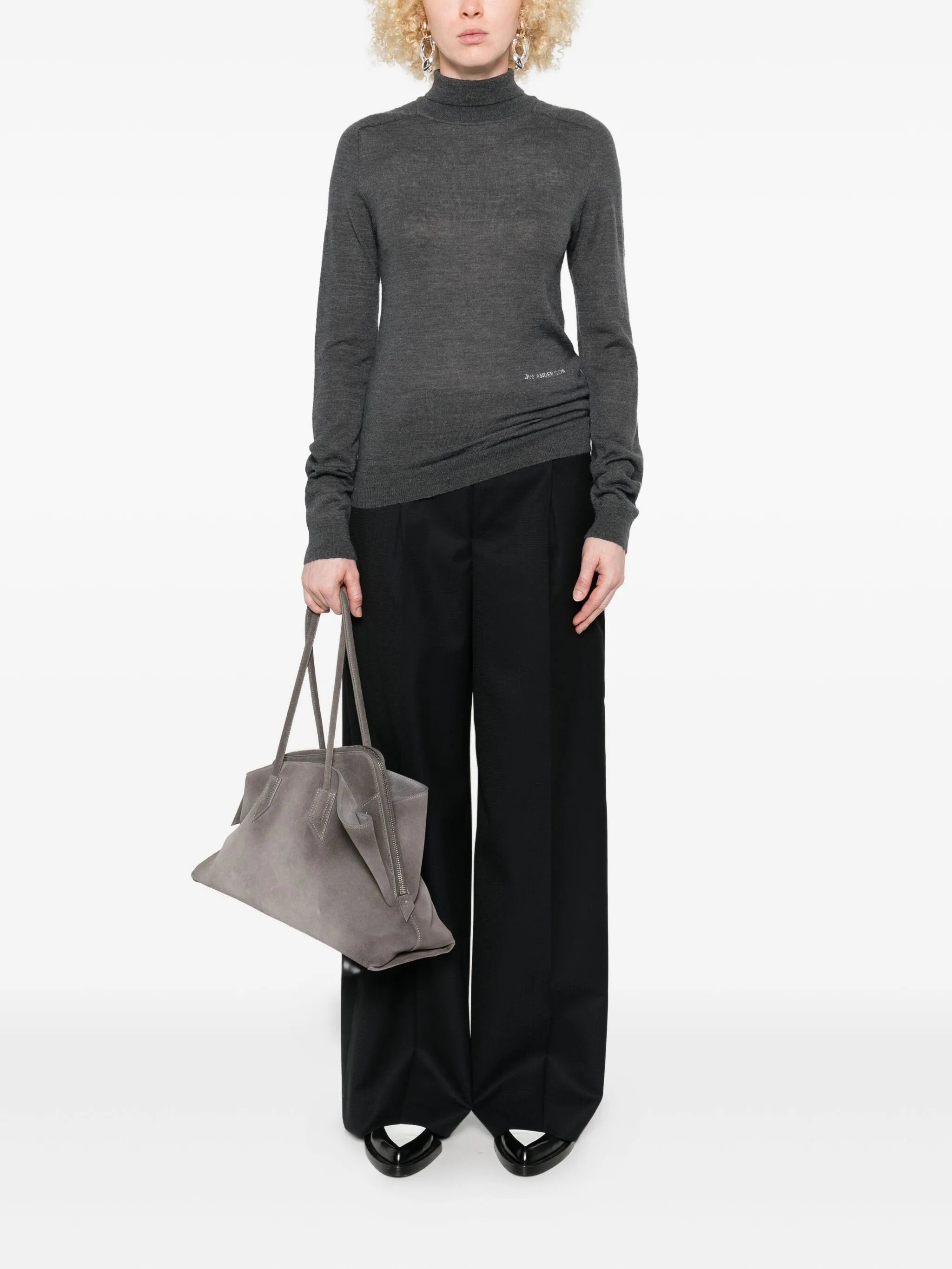Jw Anderson KW1491 YN0444 972 CHARCOAL MELANGE - 3