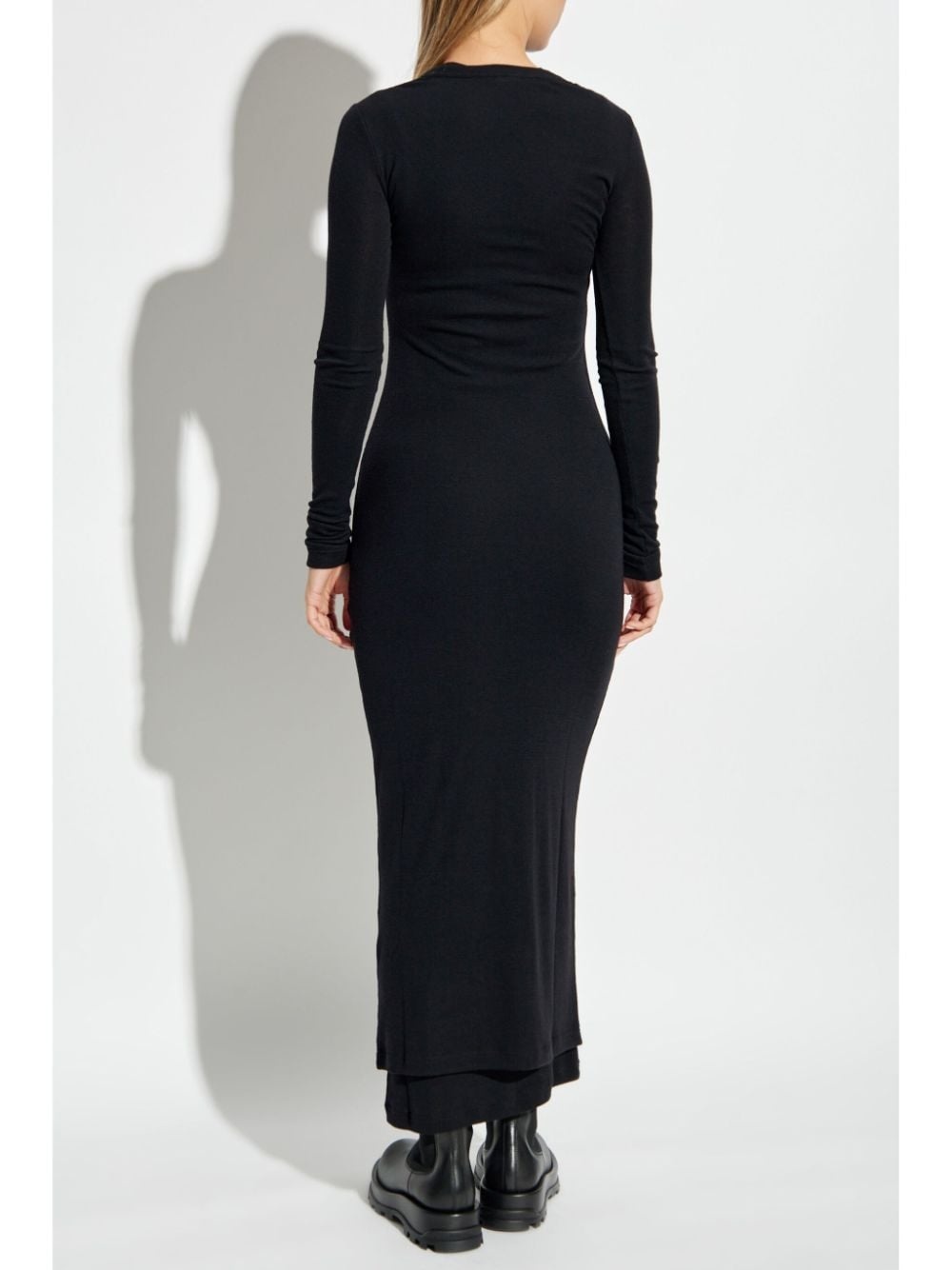 layered wool dress - 4