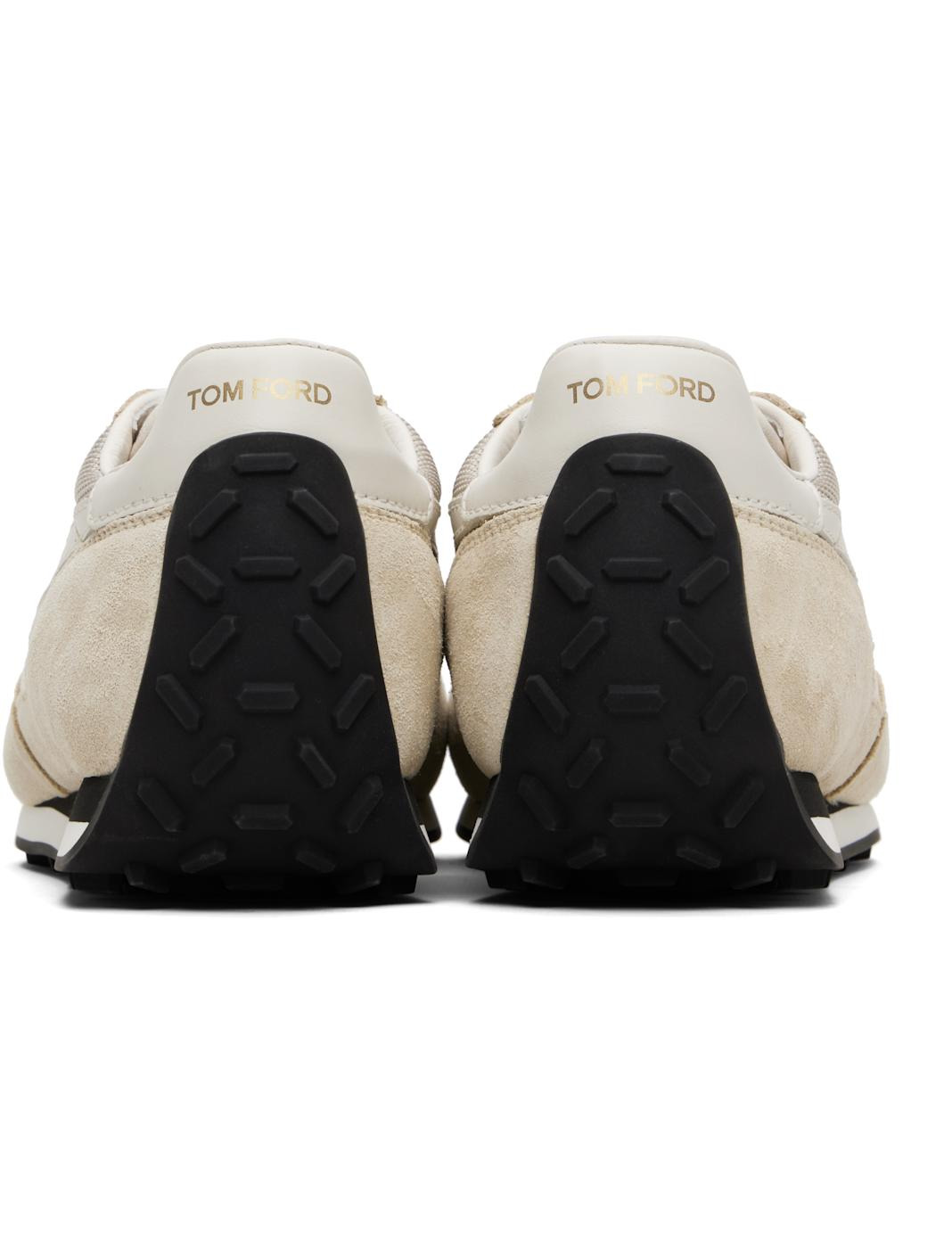 Beige Suede Mick Sneakers - 2
