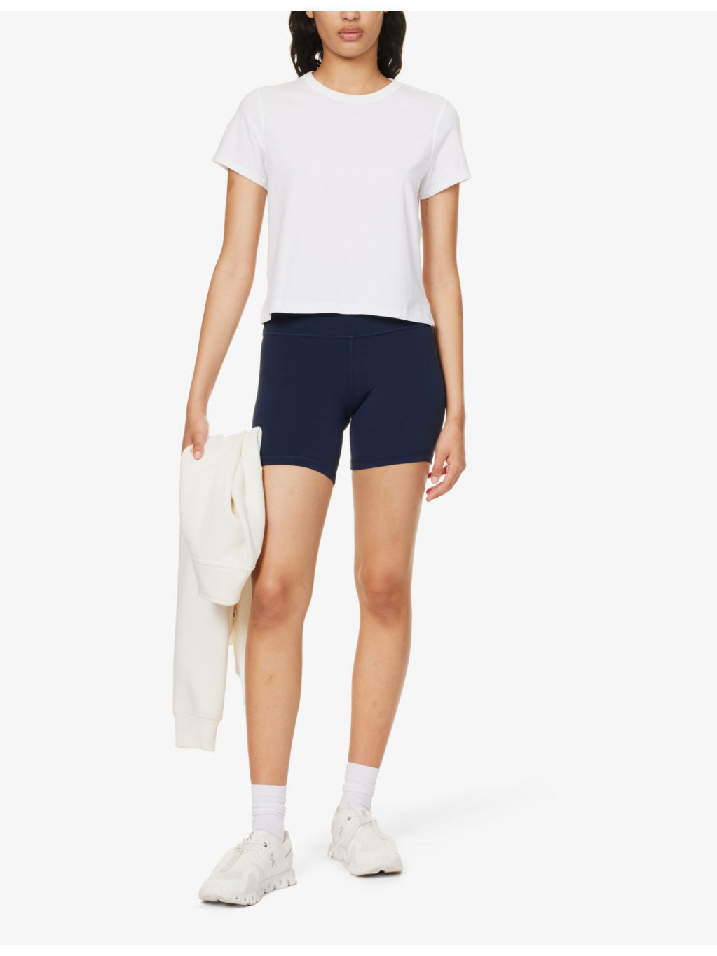 Align high-rise stretch-jersey shorts - 2