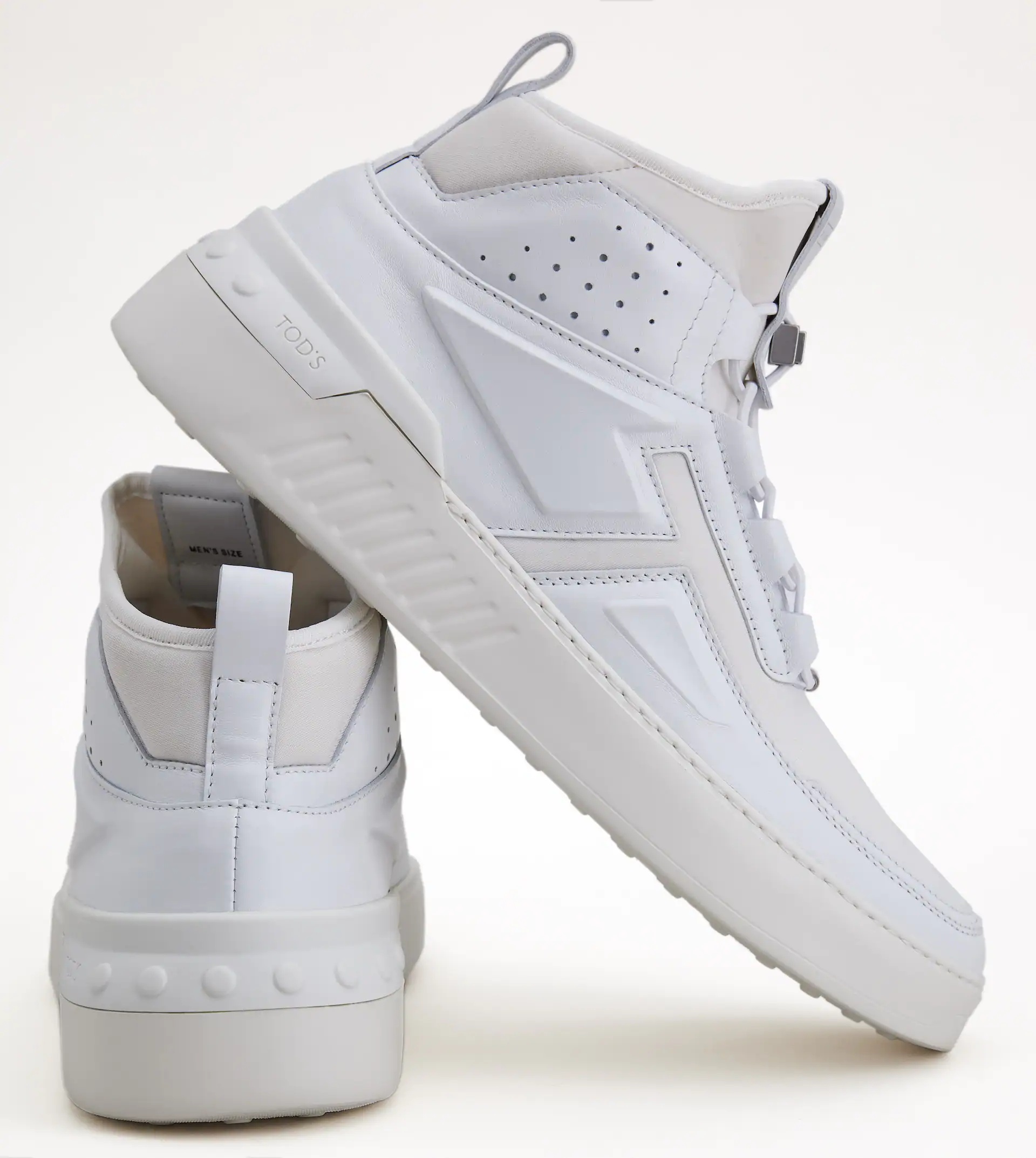 NO_CODE X HIGH TOP IN LEATHER - WHITE - 4