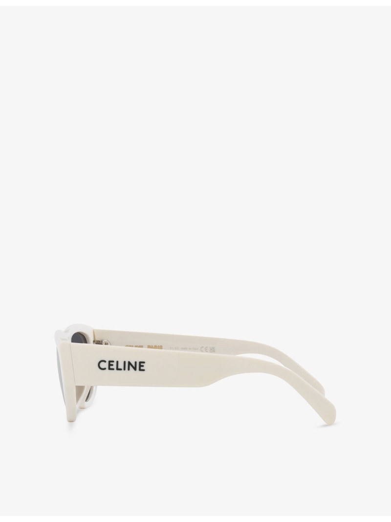 CELINE CL40278U Monochroms Cat Eye-Frame Acetate Sunglasses outlook