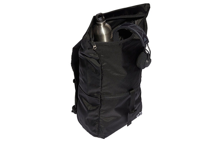 adidas Premium Essentials Roll-Top Backpack 'Black' IJ0766 - 4