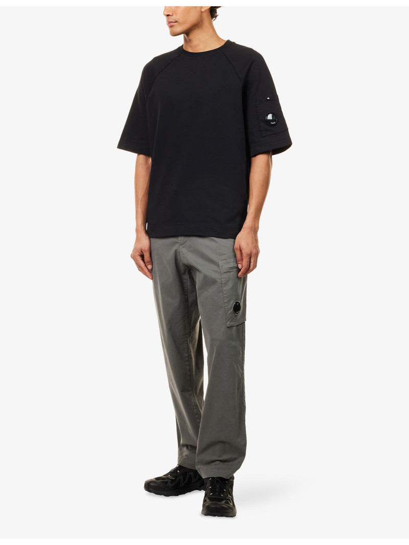 C.P. Company Boxy Crewneck Cotton-Jersey T-Shirt outlook