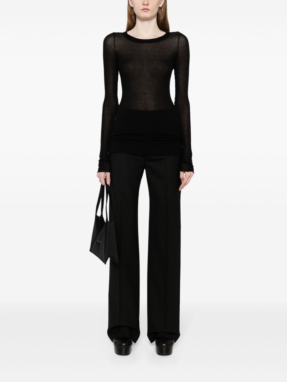 straight-leg tailored trousers - 2