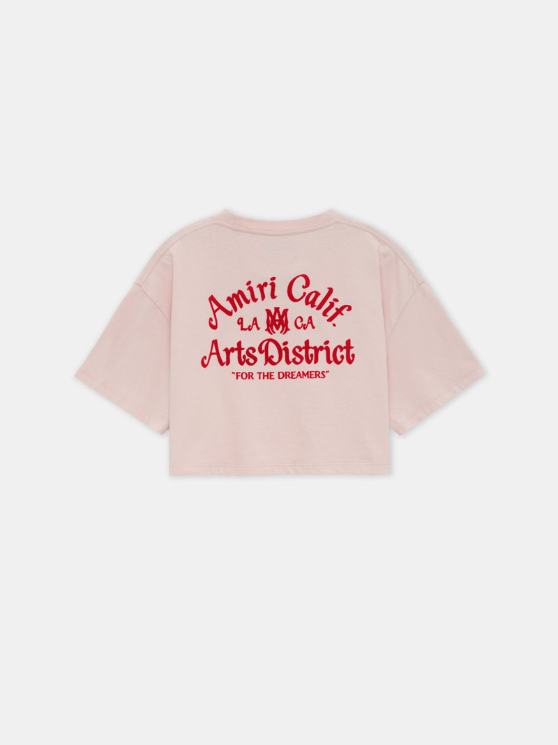 AMIRI WOMEN'S ARTS DISTRICT CROPPED TEE outlook