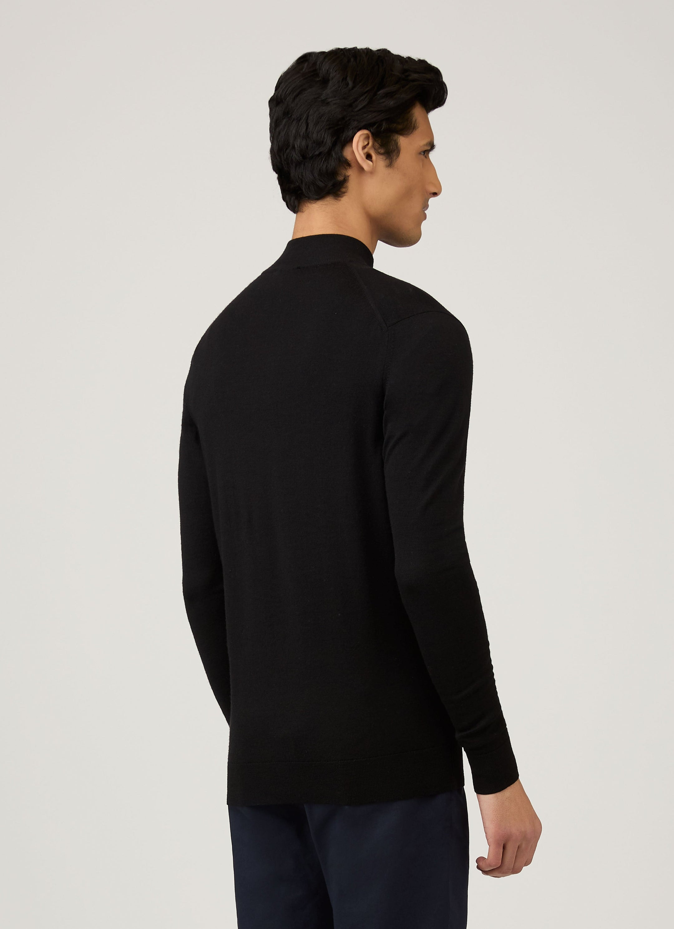 Fine Merino Wool Zip Neck - 5