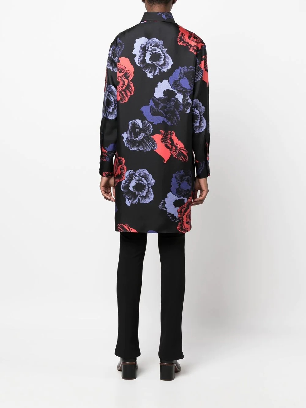 floral-print long-sleeve shirt - 4