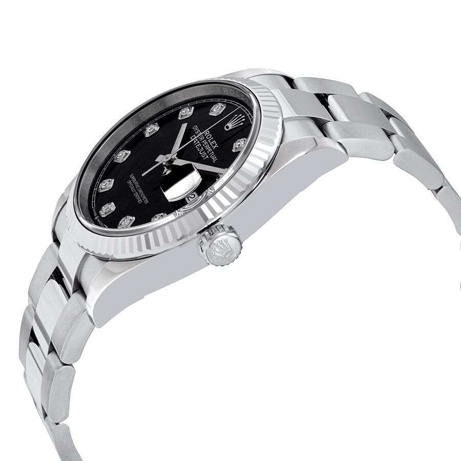 Rolex Datejust 36 Black Diamond Dial Automatic Ladies Oyster Watch 126234BKDJ - 2