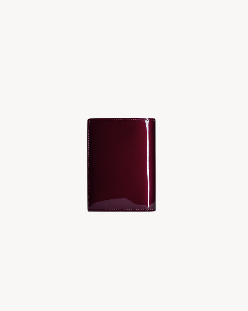 SAINT LAURENT SAINT LAURENT PARIS CREDIT CARD WALLET IN PATENT LEATHER outlook