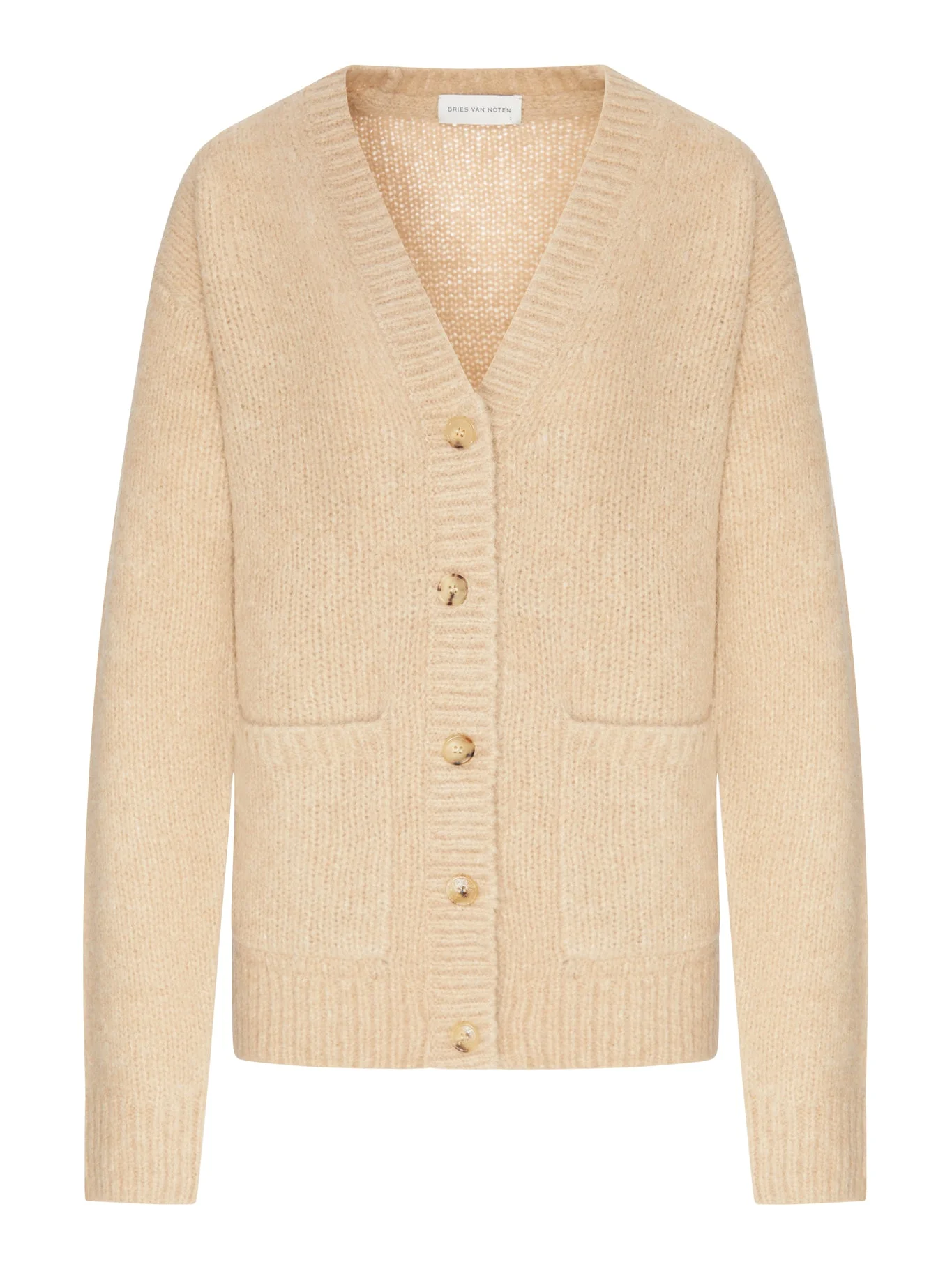 WOOL KNIT CARDIGAN - 1